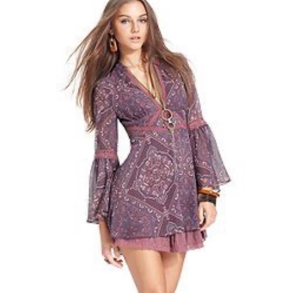 Free People Mini Dress - Picture 1 of 4